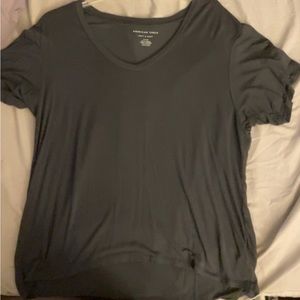 AE soft, and sexy V-neck tee distressed, black never worn